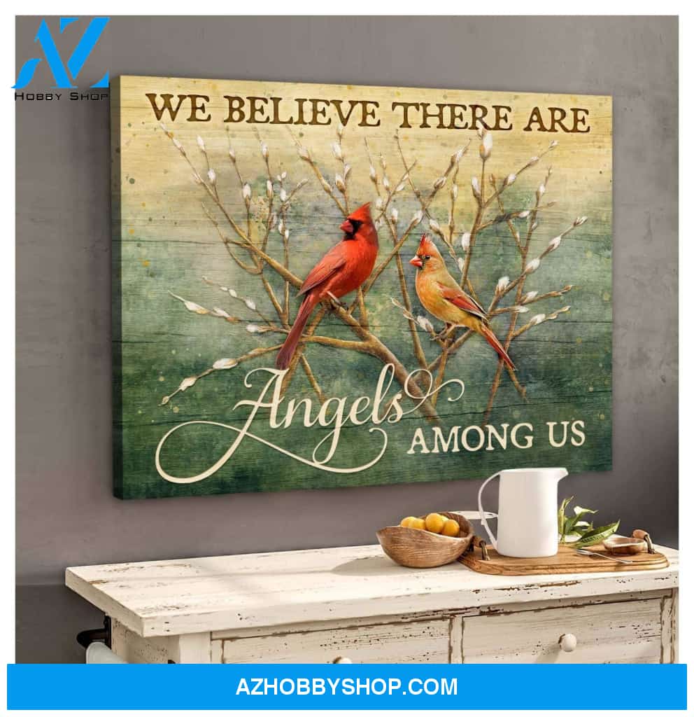 Cardinal We Believe Canvas Wall Art, Wall Decor Visual Art
