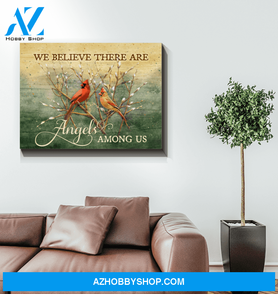 Cardinal We Believe Canvas Wall Art, Wall Decor Visual Art
