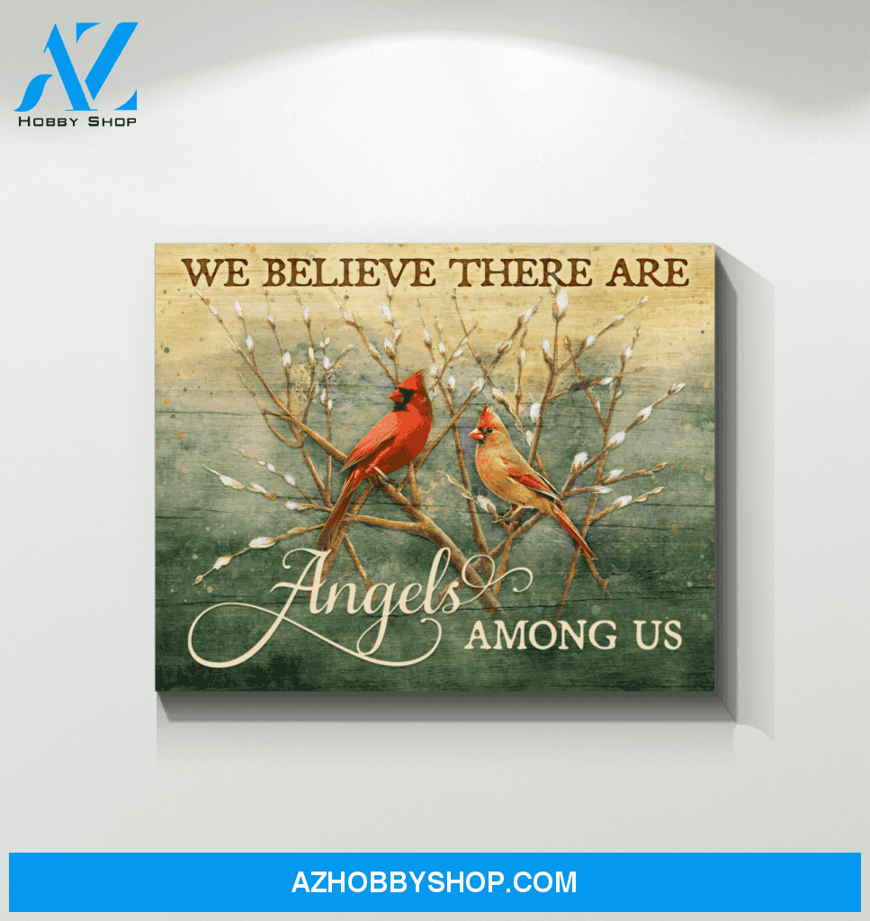 Cardinal We Believe Canvas Wall Art, Wall Decor Visual Art