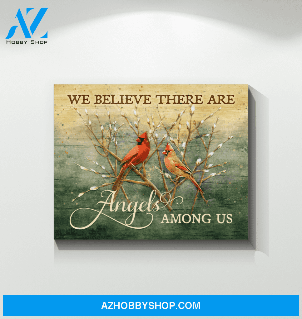 Cardinal We Believe Canvas Wall Art, Wall Decor Visual Art