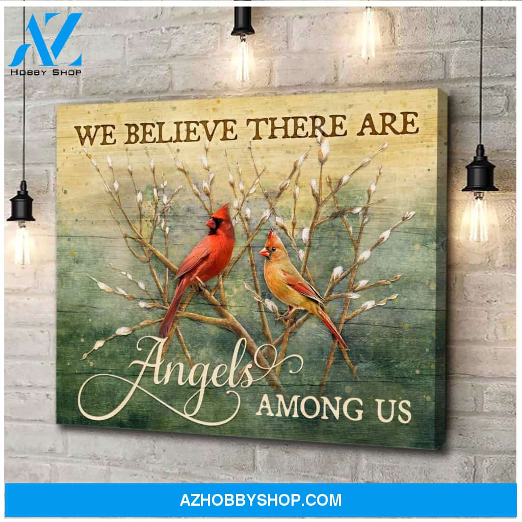 Cardinal We Believe Canvas Wall Art, Wall Decor Visual Art