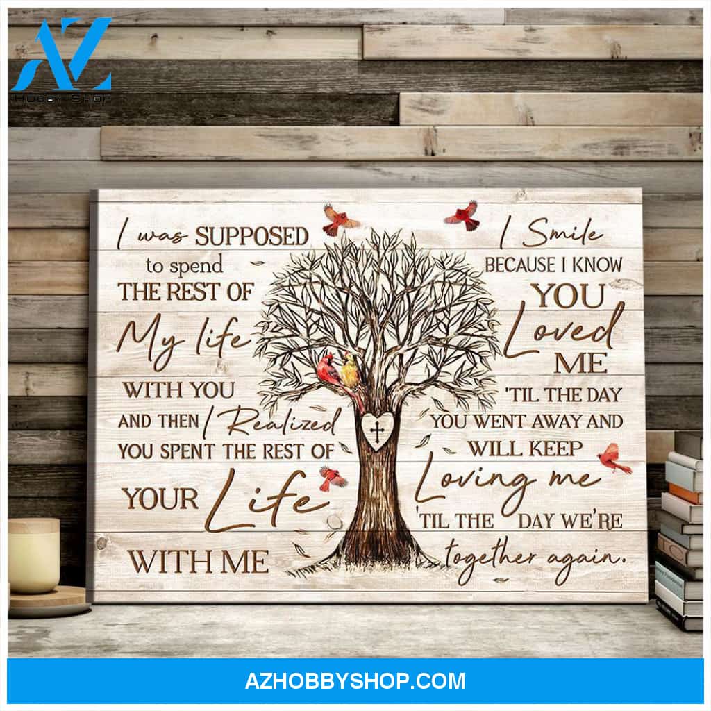 Cardinal We're Together Again Canvas Wall Art, Wall Decor Visual Art