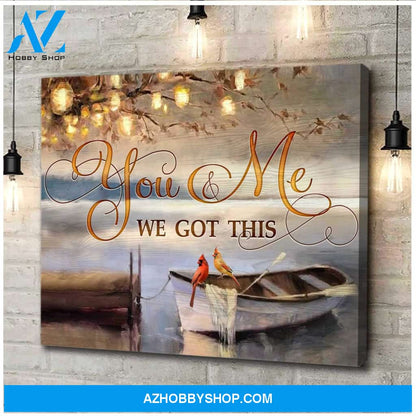 Cardinal You&Me Decor Canvas Wall Art Unique Gifts