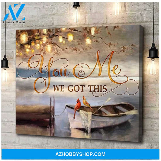 Cardinal You&Me Decor Canvas Wall Art Unique Gifts