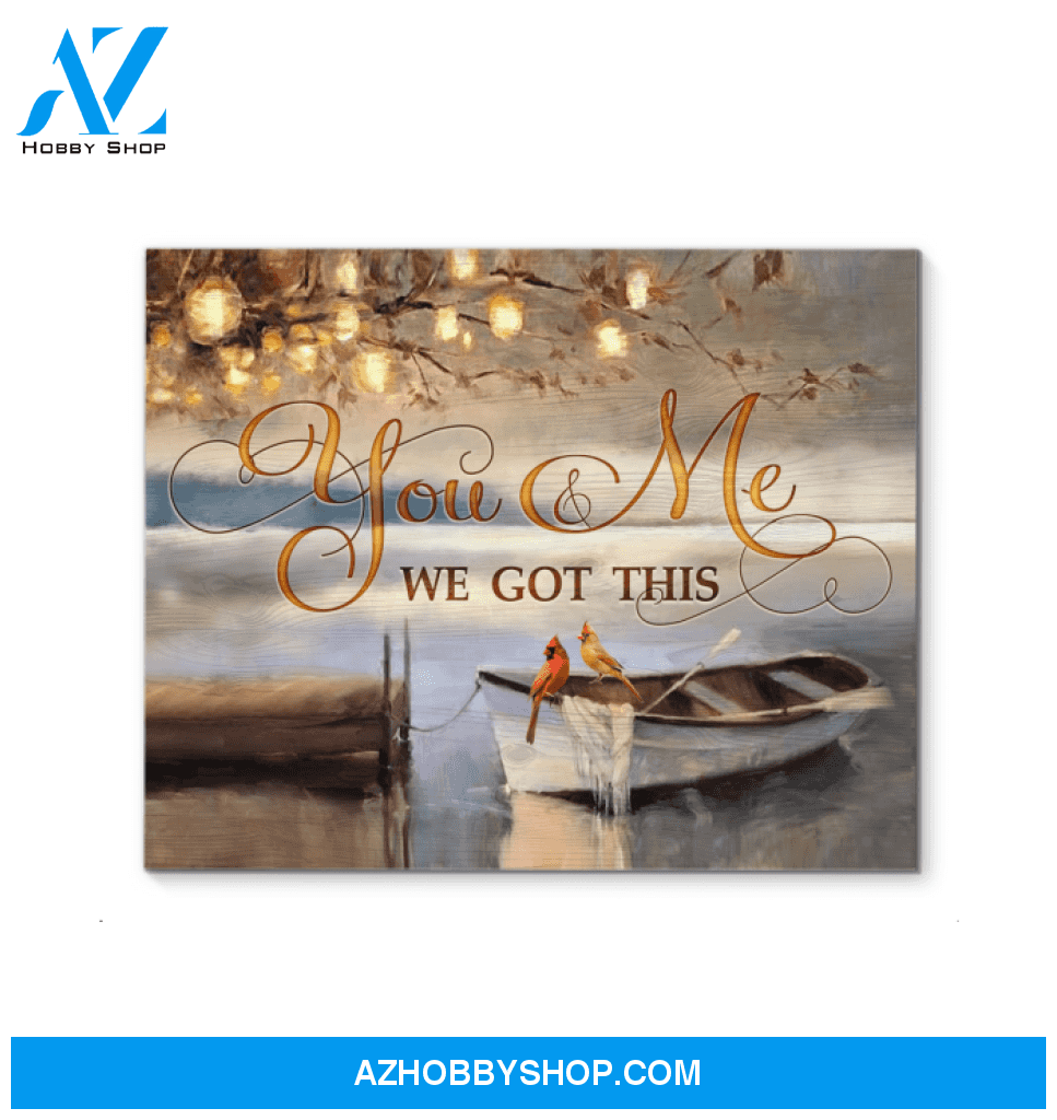 Cardinal You&Me Decor Canvas Wall Art Unique Gifts