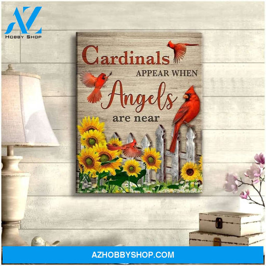 Cardinals Appear Wall Art Canvas