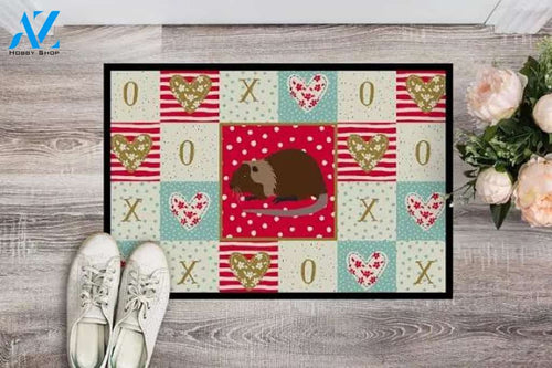 Carolines Treasures Coypu Nutria River Rat Love Indoor and Outdoor Doormat Warm House Gift Welcome Mat Gift for Friend Family
