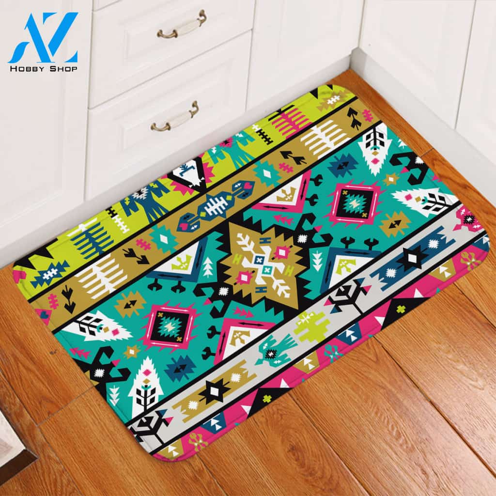 Cartoon Stripe Decorations Door Mat