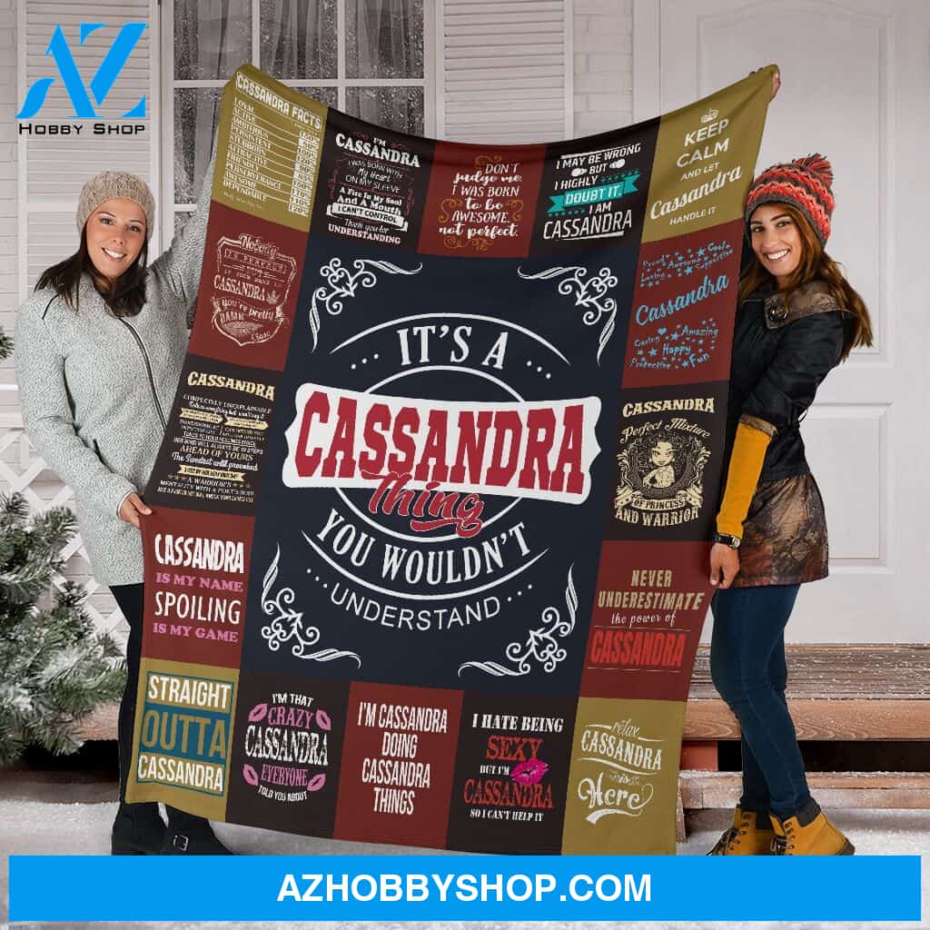 Cassandra Premium Fleece Blanket