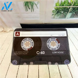 Cassette Tape Doormat Indoor And Outdoor Doormat Warm House Gift Welcome Mat Birthday Gift For Cassette Lovers Music Lover