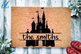 Castle Custom Family Name Monogram Doormat | Welcome Mat | House Warming Gift