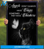 Cat Angels Don’t Always Have Wings - Matte Canvas, gift for you, gift for him, gift for her, gift for cat lover, gift for animal lover