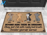 Cat Bad Breath Personalized Doormat | Welcome Mat | House Warming Gift