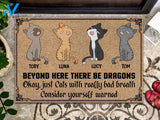 Cat Bad Breath Personalized Doormat | Welcome Mat | House Warming Gift