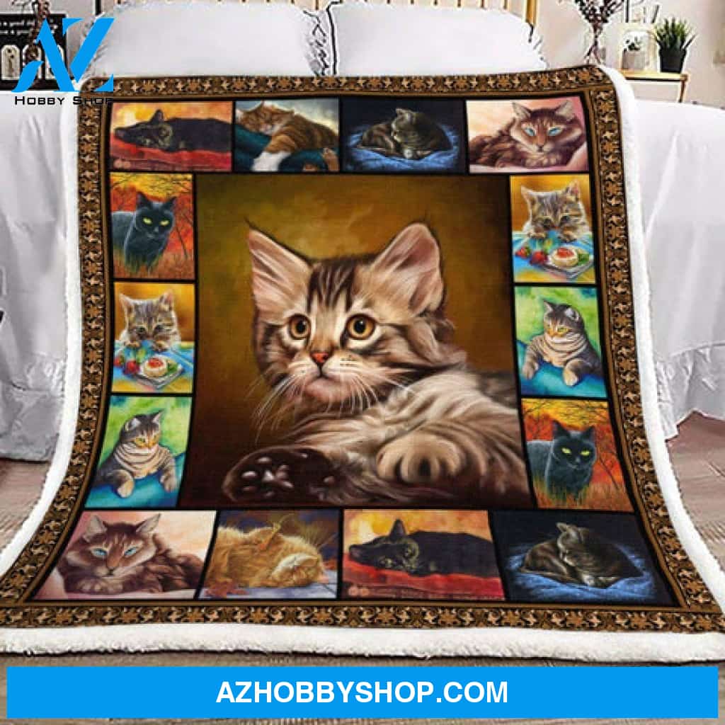 Cat Blanket, Gift For Cat Lovers