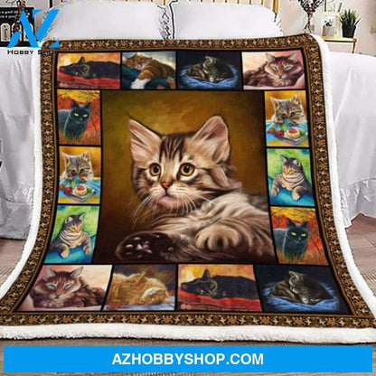 Cat Blanket, Gift For Cat Lovers