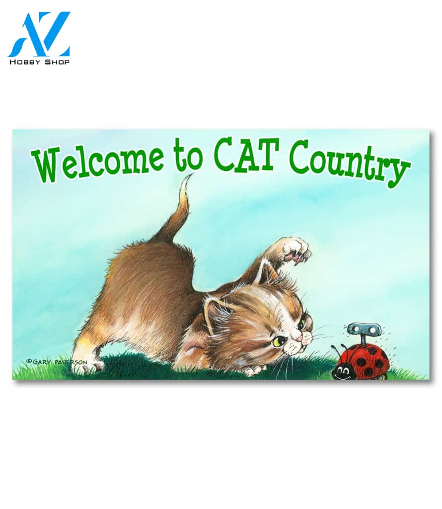Cat Country Kitten Doormat - 18" x 30"