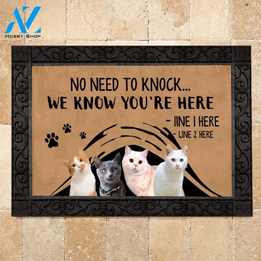Cat M288 Custom Doormat All Over Printed (6228)
