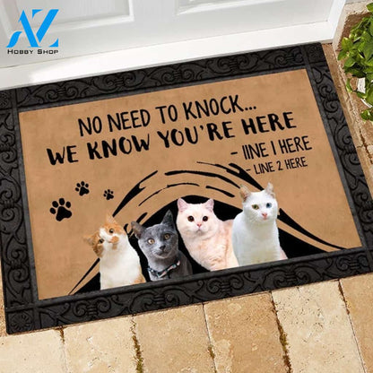 Cat M288 Custom Doormat All Over Printed (6228)