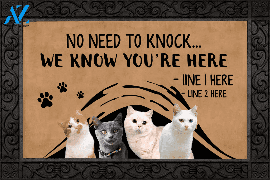 Cat M288 Custom Doormat All Over Printed (6228)