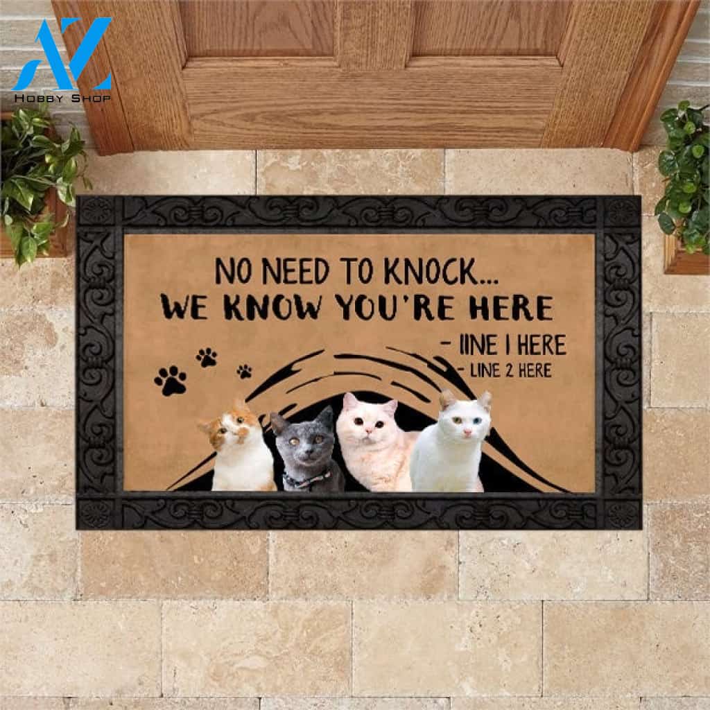 Cat M288 Custom Doormat All Over Printed (6228)