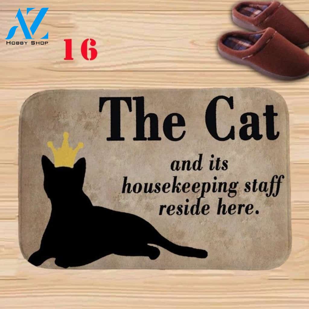 Cat Doormat 016 | Welcome Mat | House Warming Gift
