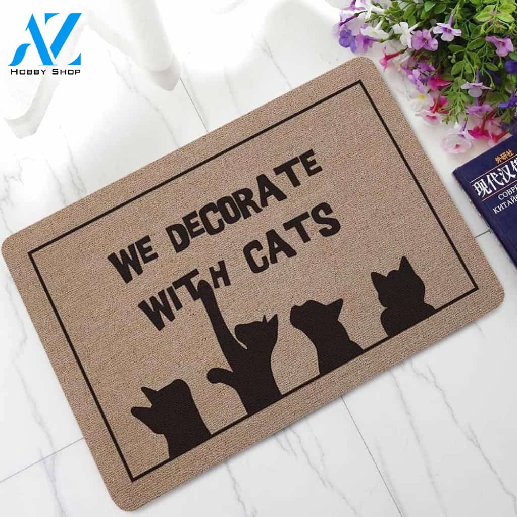 Cat Doormat 017