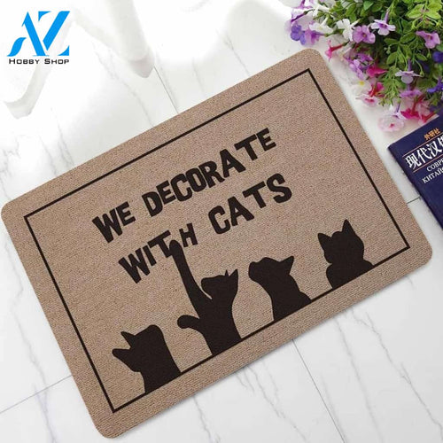 Cat Doormat 017