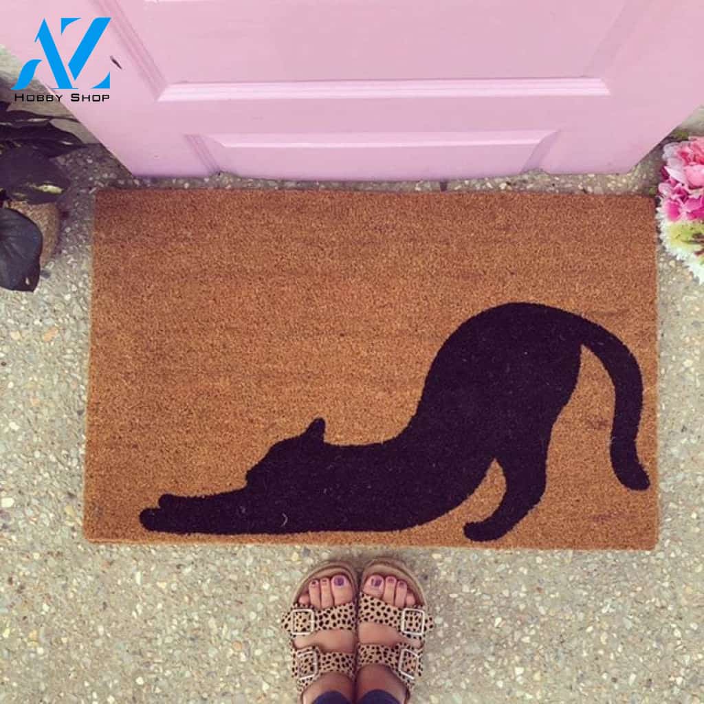 Cat Doormat, Custom Doormat, Wide Doormat, Cat Lover, Cat Decor, Cat Gifts, Cat Lady, Welcome Mat, Personalised Gift, New Home Gifts, Cat Rug