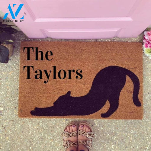 Cat Doormat, Custom Doormat, Wide Doormat, Cat Lover, Cat Decor, Cat Gifts, Cat Lady, Welcome Mat, Personalised Gift, New Home Gift, Cat Rugs