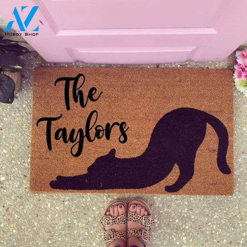 Cat Doormat, Custom Doormat, Wide Doormat, Cat Lover, Cat Decor, Cat Gifts, Cat Lady, Welcome Mat, Personalised Gift, New Home Gift, Cat Rug