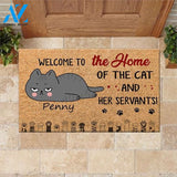 Cat Doormat Customized Welcome To The Home Of | WELCOME MAT | HOUSE WARMING GIFT