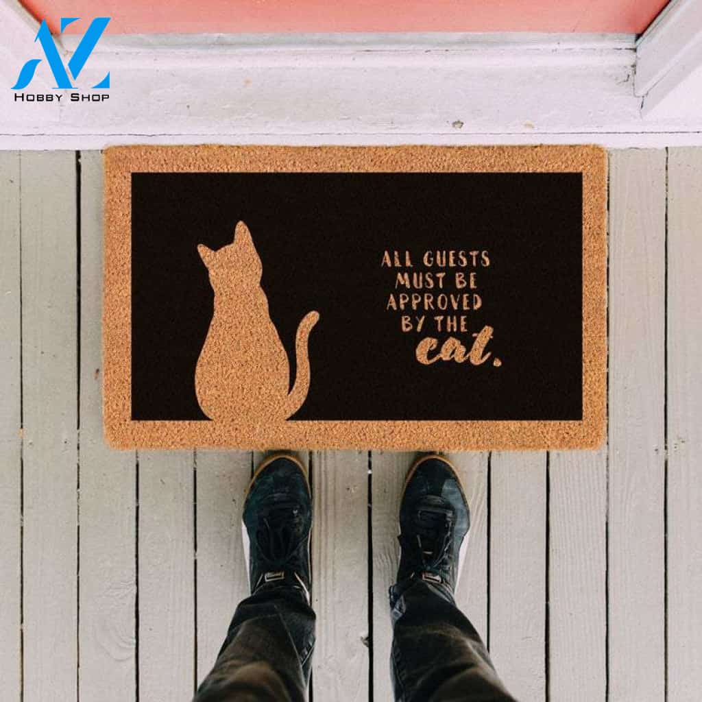 Cat Doormat - Funny Welcome Mat - Cat Welcome Door Mat - Housewarming Gift - Cat Lover Gift
