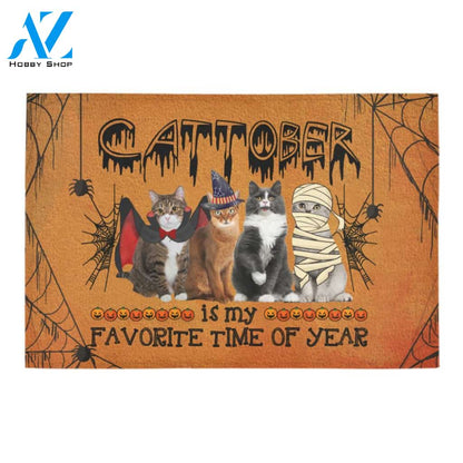 Cat Halloween Indoor And Outdoor Doormat Gift For Cat lovers Gift For Friend Family Home Decor Warm House Gift Welcome Mat