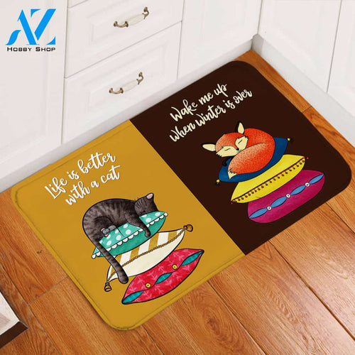 Cat Hibernation Door Mat
