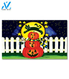 Cat Jumping Pumpkins Doormat - 18" x 30"