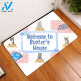 Cat Lovers Welcome To My House Personalized Doormat | Welcome Mat | House Warming Gift
