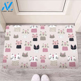 Cat Print Door Mat