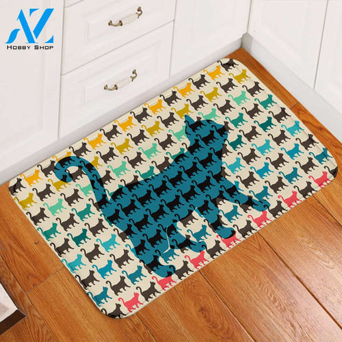 Cat Shadow Door Mat