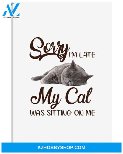 Cat Sitting On Me poster