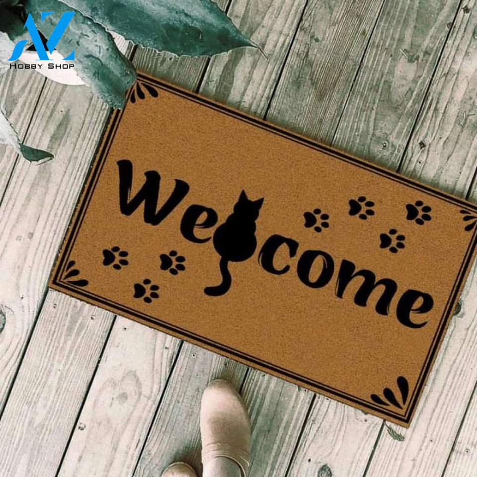Cat welcome Doormat | Welcome Mat | House Warming Gift