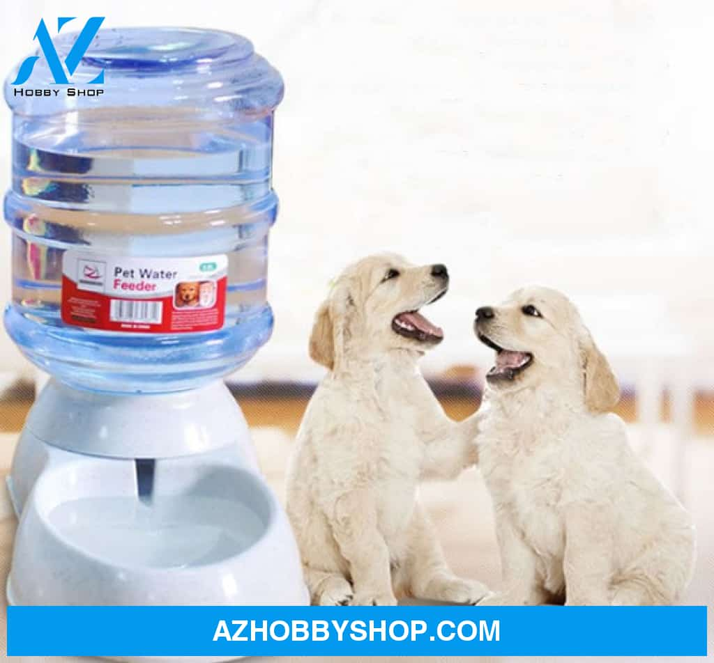 Cats Dogs Automatic Pet Feeder Drinking Water Fountains Large Capacity Plastic Pets Dog Food Bowl