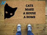 Cats make a house a home doormat, Funny doormat, Coco doormat, Coir doormat, Welcome doormat, Cats doormat, Welcome, Cats, Cat, Door mat