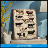 Cattle Canvas Wall Art Decor