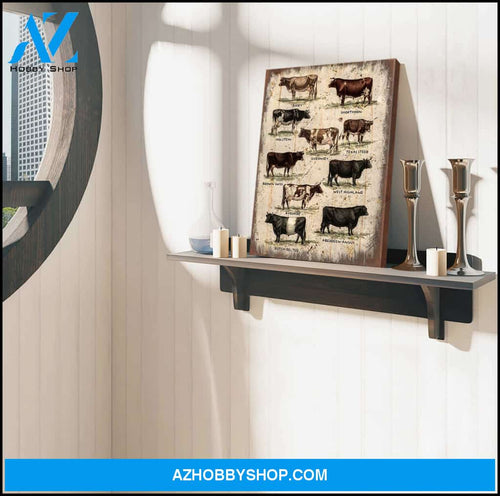 Cattle Canvas Wall Art Decor