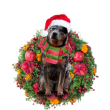 Godmerch- Ornament- Cattle Dog Christmas Ornament, Happy Christmas Ornament, Car Ornament