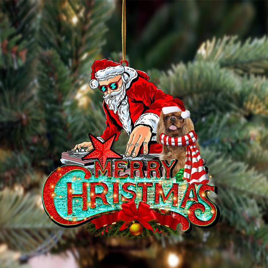 Cavalier King Charles Spaniel (3)-Christmas Rock Two Sided Ornament