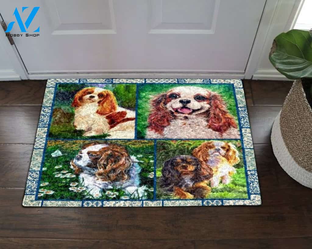 Cavalier King Charles Spaniel Dog Doormat