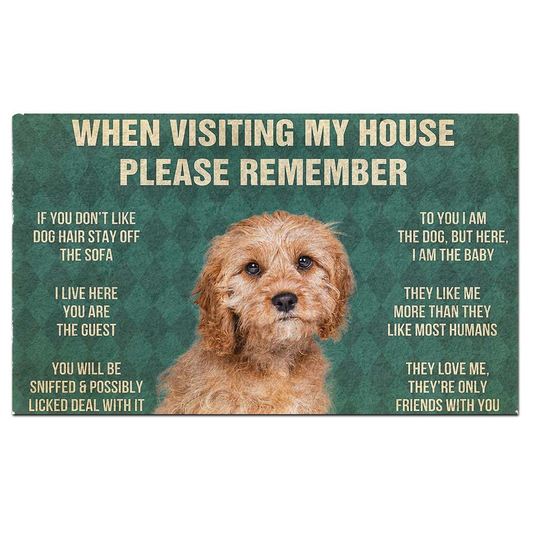 Cavoodle's Rules Doormat
