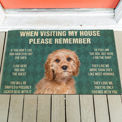 Cavoodle's Rules Doormat